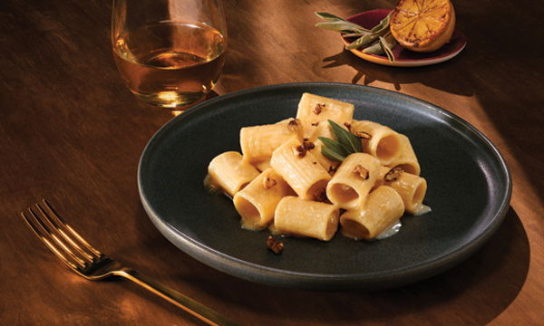 Al Bronzo Mezzi Rigatoni Brown Butter Lemon Pasta